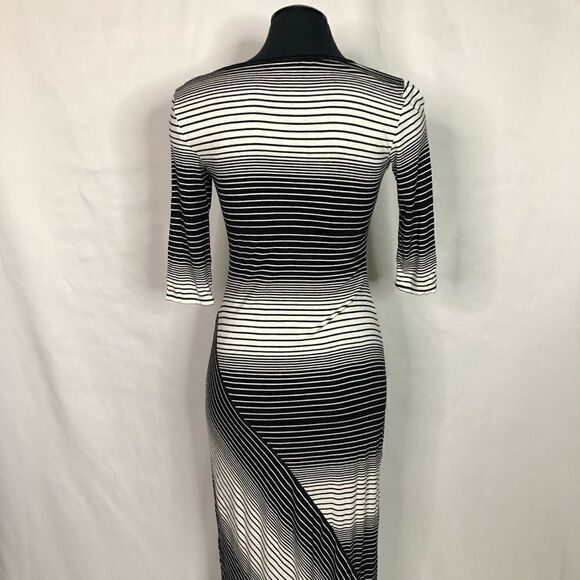 Max Studio Long Sleeve Stripe Maxi Dress - Women’s XS - Picture 4 of 7
